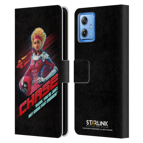 Starlink Battle for Atlas Character Art Calisto Chase Da Silva Leather Book Wallet Case Cover For Motorola Moto G54 5G