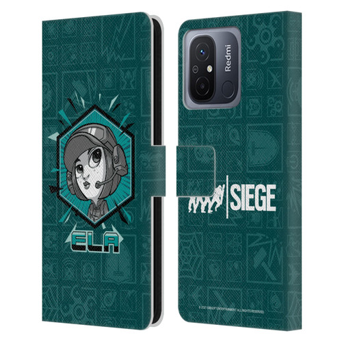 Tom Clancy's Rainbow Six Siege Chibi Operators Ela Leather Book Wallet Case Cover For Xiaomi Redmi 12C