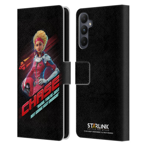 Starlink Battle for Atlas Character Art Calisto Chase Da Silva Leather Book Wallet Case Cover For Samsung Galaxy A05s