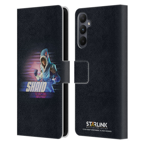 Starlink Battle for Atlas Character Art Shaid Leather Book Wallet Case Cover For Samsung Galaxy A05s