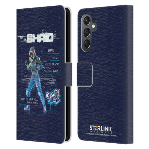 Starlink Battle for Atlas Character Art Shaid 2 Leather Book Wallet Case Cover For Samsung Galaxy A25 5G