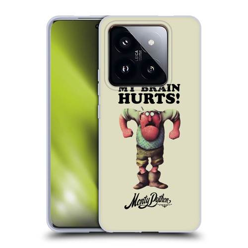 Monty Python Key Art My Brain Hurts Soft Gel Case for Xiaomi 14 Pro