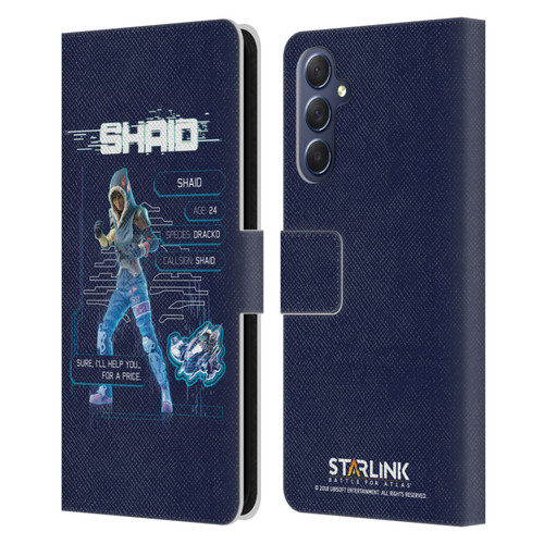 Starlink Battle for Atlas Character Art Shaid 2 Leather Book Wallet Case Cover For Samsung Galaxy M54 5G