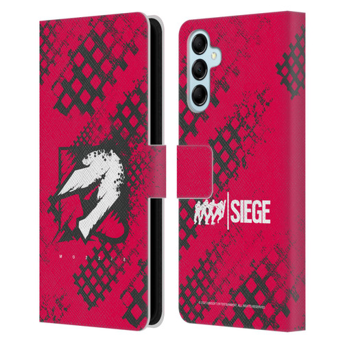Tom Clancy's Rainbow Six Siege Icons Mozzie Leather Book Wallet Case Cover For Samsung Galaxy M14 5G
