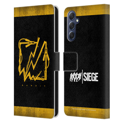 Tom Clancy's Rainbow Six Siege Icons Bandit Leather Book Wallet Case Cover For Samsung Galaxy M54 5G
