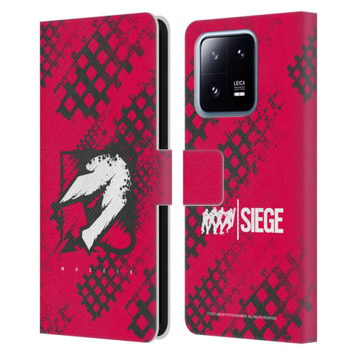 Tom Clancy's Rainbow Six Siege Icons Mozzie Leather Book Wallet Case Cover For Xiaomi 13 Pro 5G