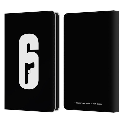 Tom Clancy's Rainbow Six Siege Logos Black And White Leather Book Wallet Case Cover For Amazon Kindle Paperwhite 5 (2021)