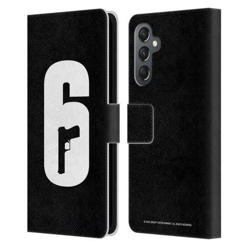 Tom Clancy's Rainbow Six Siege Logos Black And White Leather Book Wallet Case Cover For Samsung Galaxy A25 5G