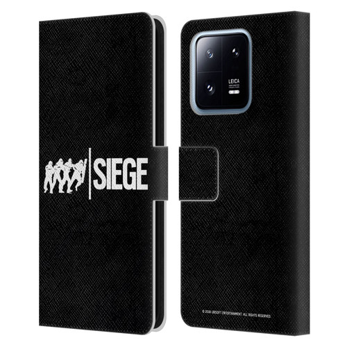 Tom Clancy's Rainbow Six Siege Logos Attack Leather Book Wallet Case Cover For Xiaomi 13 Pro 5G