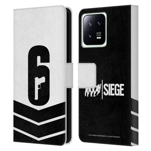 Tom Clancy's Rainbow Six Siege Logo Art Esport Jersey Leather Book Wallet Case Cover For Xiaomi 13 5G
