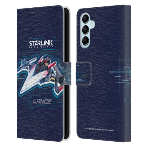 Starlink Battle for Atlas Starships Lance Leather Book Wallet Case Cover For Samsung Galaxy M14 5G