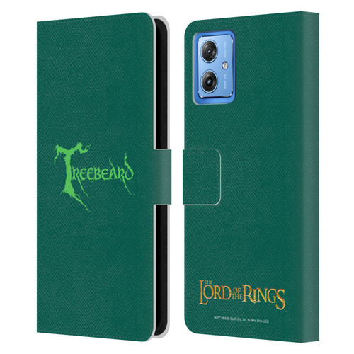 The Lord Of The Rings The Fellowship Of The Ring Graphics Treebeard Leather Book Wallet Case Cover For Motorola Moto G54 5G