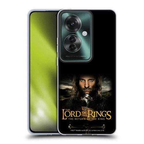 The Lord Of The Rings The Return Of The King Posters Aragorn Soft Gel Case for OPPO Reno11 F 5G / F25 Pro 5G