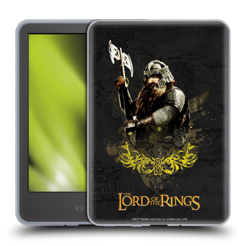 The Lord Of The Rings The Fellowship Of The Ring Character Art Gimli Soft Gel Case for Amazon Kindle 11th Gen 6in 2022