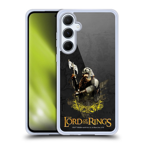 The Lord Of The Rings The Fellowship Of The Ring Character Art Gimli Soft Gel Case for Samsung Galaxy A55 5G