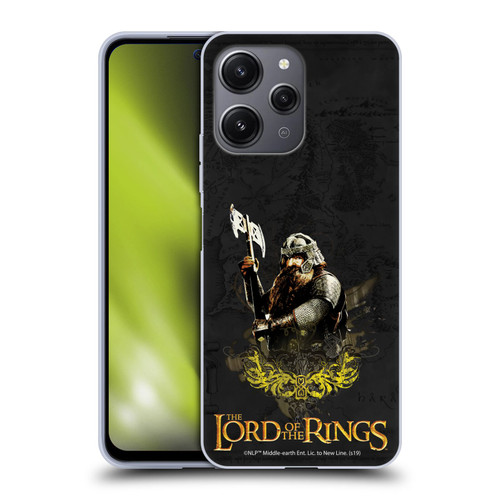 The Lord Of The Rings The Fellowship Of The Ring Character Art Gimli Soft Gel Case for Xiaomi Redmi 12