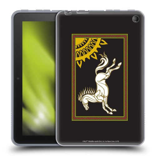 The Lord Of The Rings The Fellowship Of The Ring Graphics Flag Of Rohan Soft Gel Case for Amazon Fire 7 2022