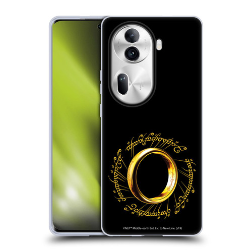 The Lord Of The Rings The Fellowship Of The Ring Graphics One Ring Soft Gel Case for OPPO Reno11 Pro