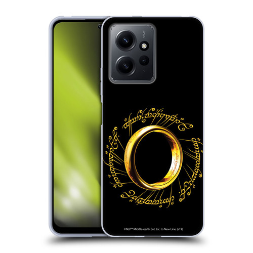 The Lord Of The Rings The Fellowship Of The Ring Graphics One Ring Soft Gel Case for Xiaomi Redmi Note 12 4G