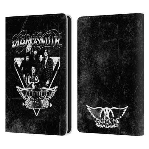 Aerosmith Black And White World Tour Leather Book Wallet Case Cover For Amazon Kindle 11th Gen 6in 2022