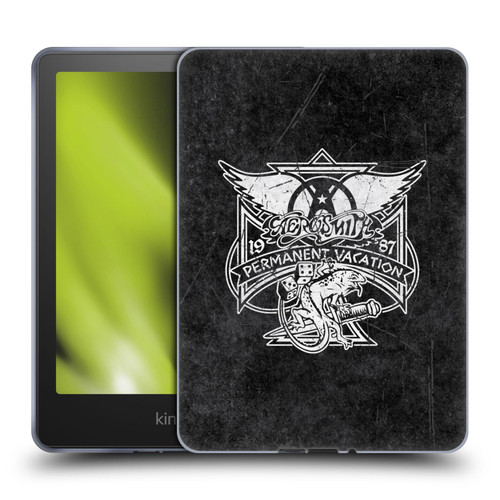 Aerosmith Black And White 1987 Permanent Vacation Soft Gel Case for Amazon Kindle Paperwhite 5 (2021)