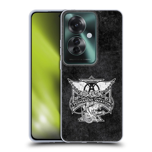 Aerosmith Black And White 1987 Permanent Vacation Soft Gel Case for OPPO Reno11 F 5G / F25 Pro 5G
