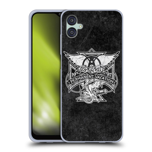 Aerosmith Black And White 1987 Permanent Vacation Soft Gel Case for Samsung Galaxy M04 5G / A04e