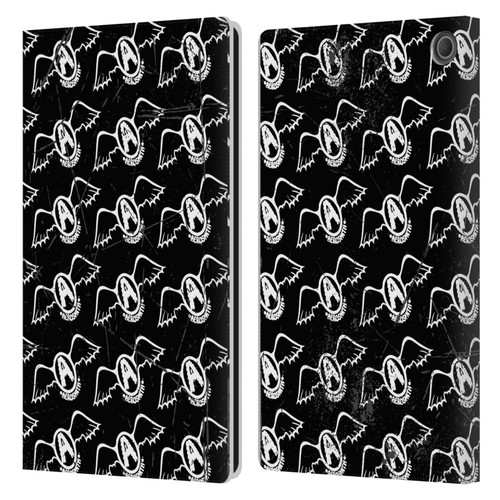 Aerosmith Classics Logo Pattern Leather Book Wallet Case Cover For Amazon Fire Max 11 2023