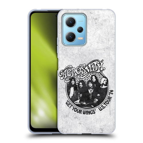 Aerosmith Black And White Get Your Wings US Tour Soft Gel Case for Xiaomi Redmi Note 12 5G