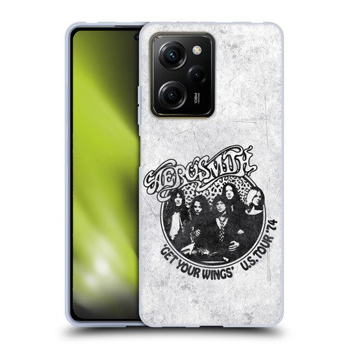 Aerosmith Black And White Get Your Wings US Tour Soft Gel Case for Xiaomi Redmi Note 12 Pro 5G