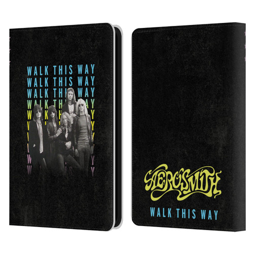 Aerosmith Classics Walk This Way Leather Book Wallet Case Cover For Amazon Kindle 11th Gen 6in 2022