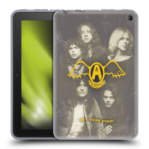 Aerosmith Classics Get Your Wings Soft Gel Case for Amazon Fire 7 2022