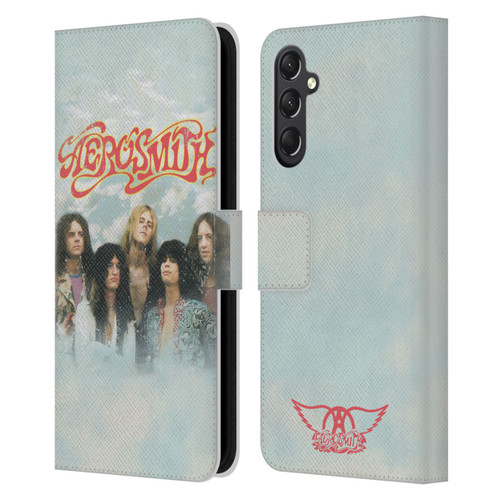 Aerosmith Classics Logo Decal Leather Book Wallet Case Cover For Samsung Galaxy A24 4G / M34 5G