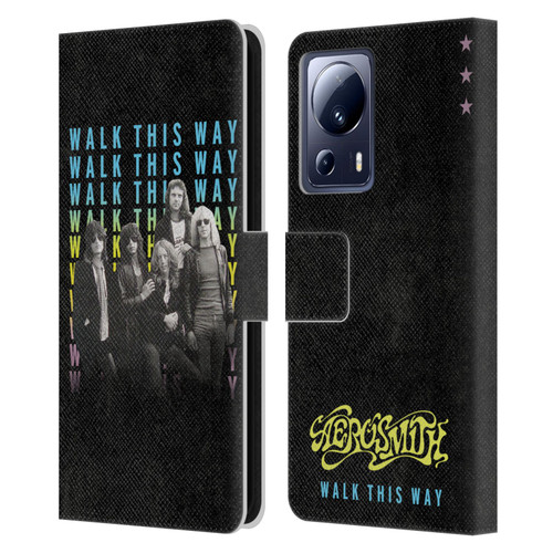 Aerosmith Classics Walk This Way Leather Book Wallet Case Cover For Xiaomi 13 Lite 5G