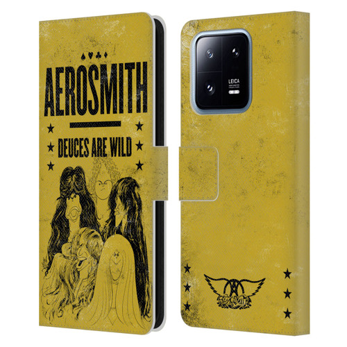 Aerosmith Classics Deuces Are Wild Leather Book Wallet Case Cover For Xiaomi 13 Pro 5G