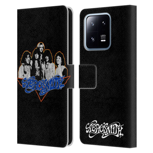Aerosmith Classics Group Photo Vintage Leather Book Wallet Case Cover For Xiaomi 13 Pro 5G