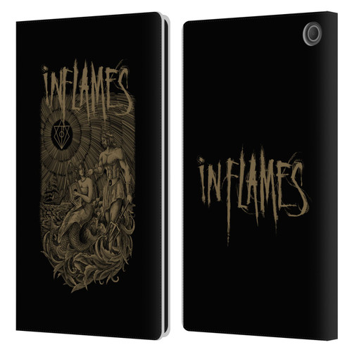 In Flames Metal Grunge Adventures Leather Book Wallet Case Cover For Amazon Fire Max 11 2023