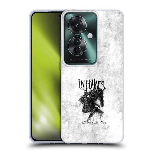 In Flames Metal Grunge Big Creature Soft Gel Case for OPPO Reno11 F 5G / F25 Pro 5G