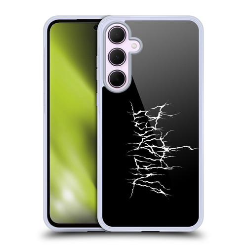 In Flames Metal Grunge Metal Logo Soft Gel Case for Samsung Galaxy A35 5G