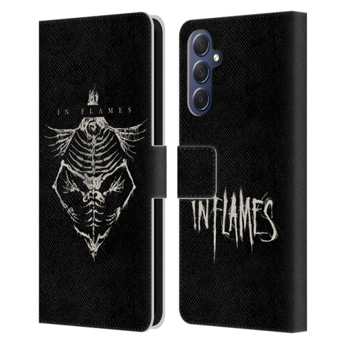In Flames Metal Grunge Jesterhead Bones Leather Book Wallet Case Cover For Samsung Galaxy M54 5G