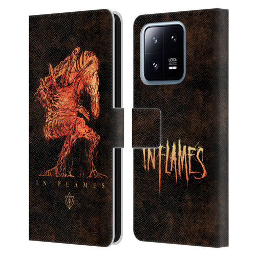 In Flames Metal Grunge Creature Leather Book Wallet Case Cover For Xiaomi 13 Pro 5G
