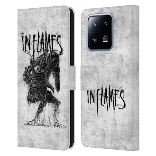 In Flames Metal Grunge Big Creature Leather Book Wallet Case Cover For Xiaomi 13 Pro 5G