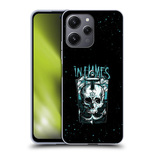 In Flames Metal Grunge Anchor Skull Soft Gel Case for Xiaomi Redmi 12