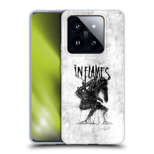 In Flames Metal Grunge Big Creature Soft Gel Case for Xiaomi 14 Pro