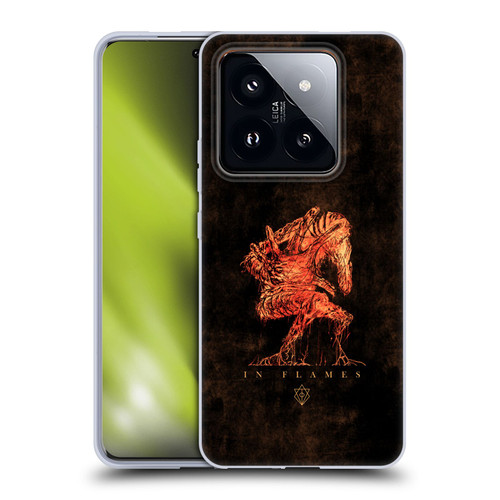 In Flames Metal Grunge Creature Soft Gel Case for Xiaomi 14 Pro