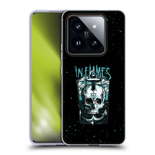 In Flames Metal Grunge Anchor Skull Soft Gel Case for Xiaomi 14 Pro