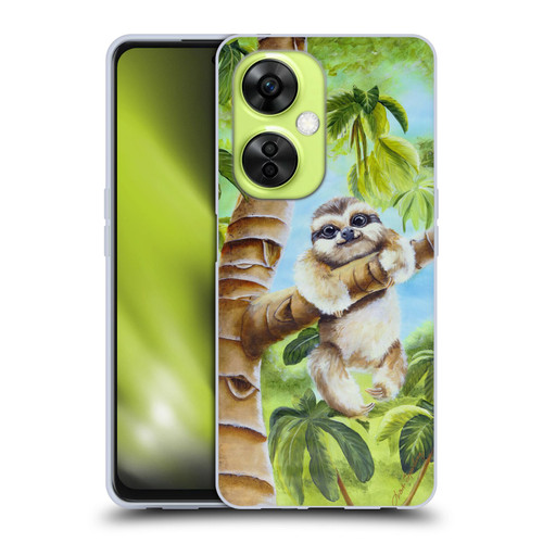 Lisa Sparling Creatures Cutest Sloth Soft Gel Case for OnePlus Nord CE 3 Lite 5G