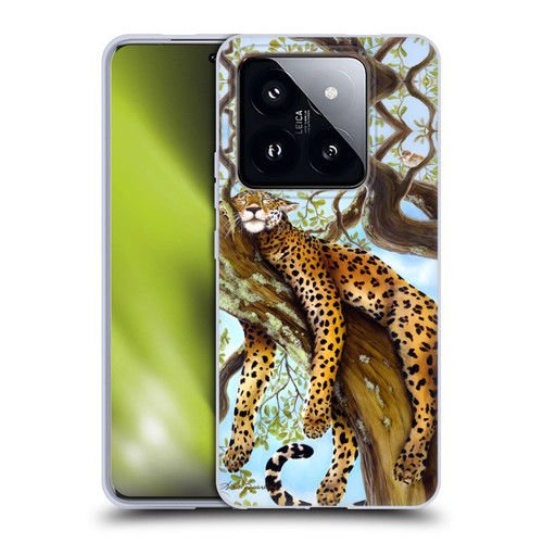 Lisa Sparling Creatures Leopard Soft Gel Case for Xiaomi 14 Pro