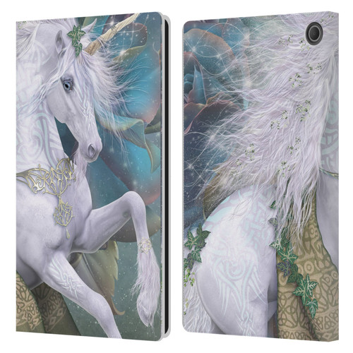 Laurie Prindle Fantasy Horse Kieran Unicorn Leather Book Wallet Case Cover For Amazon Fire Max 11 2023