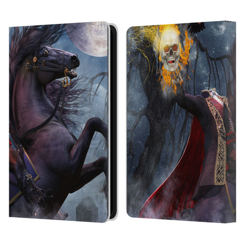 Laurie Prindle Fantasy Horse Sleepy Hollow Warrior Leather Book Wallet Case Cover For Amazon Kindle Paperwhite 5 (2021)